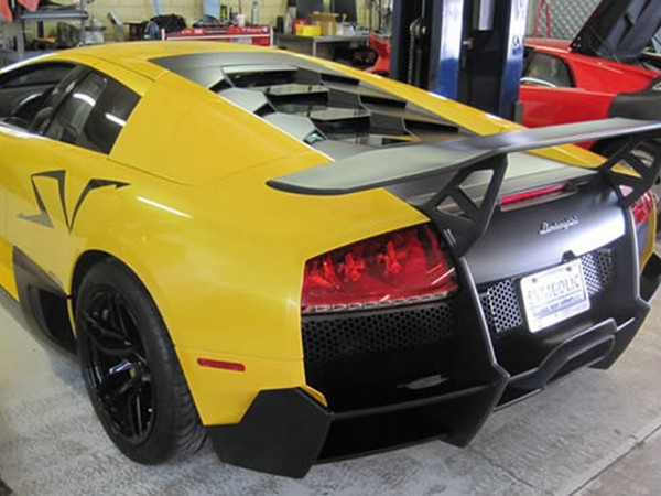 Lamborghini in for service in Austin,TX