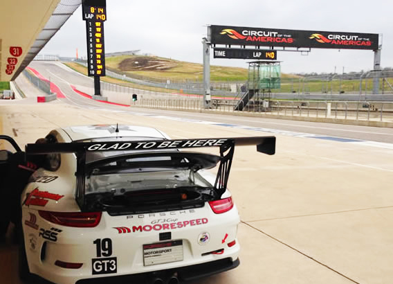 WPD/Moorespeed Race Team Tests at Circuit of the Americas