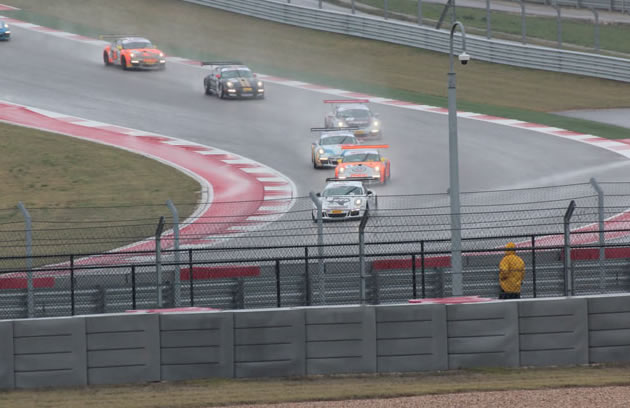 Hardeman & #19 WPD/Moorespeed Qualify P1 again and win Race # 2 in the rain soaked Circuit of the Americas on Sunday