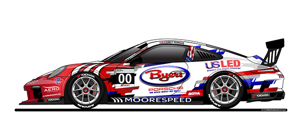 Moorespeed Racing IMSA Porsche GT3 Cup Challenge