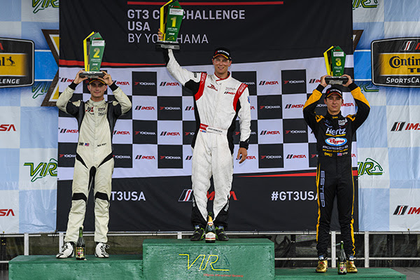 Zach Robichon and Moorespeed Roll to Third-Straight IMSA Porsche GT3 Cup Challenge USA Victory Saturday at VIR